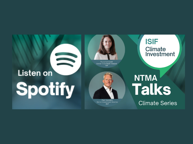 NTMA Talks - Climate Series: ISIF Climate Investment - Listen on Spotify